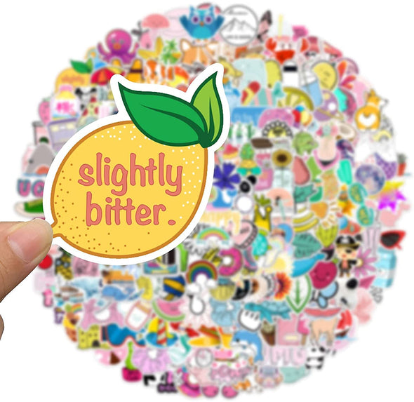 300 Pcs Stickers Pack for Water Bottles, Cute VSCO Waterproof Stickers, Aesthetic Kawaii Stickers. Laptops Computer Skateboard Stickers for Teen Girls Kids, Vinyl Sticker, Christmas Novelty Gift Ideas